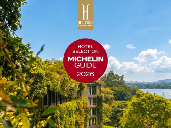 Heritance Kandalama Recognised Once Again by the MICHELIN Guide in 2026